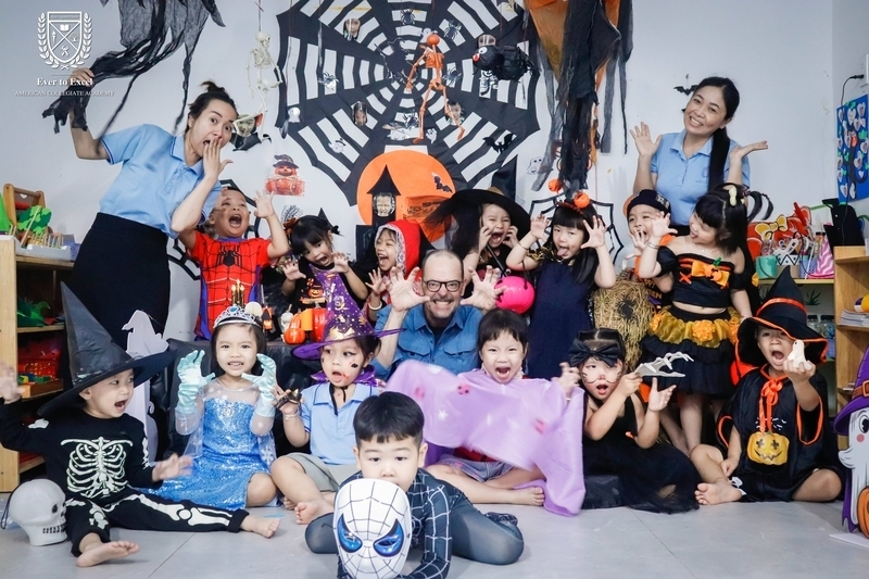 Cùng Ngắm Không Khí Halloween Ấm Áp, Sáng Tạo Và Đầy Màu Sắc tại ACA – Trường Mầm Non Song Ngữ Cần Thơ
