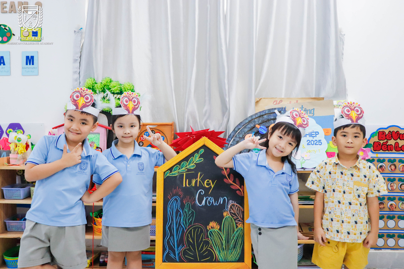 Khoảnh Khắc Thanksgiving Ấm Áp tại ACA – Trường Mầm Non Song Ngữ Cần Thơ