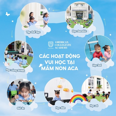 KHÁM PHÁ NIỀM VUI HỌC TẬP TẠI MẦM NON QUỐC TẾ ACA CẦN THƠ