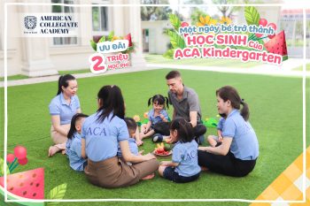 Học Mầm non Quốc tế miễn phí! | Một ngày bé trở thành học sinh của ACA Kindergarten