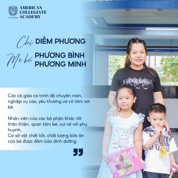 Phụ huynh “#Review” như thế nào về Mầm Non ACA?